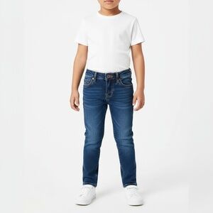 HUDSON Jeans Kids Size 24 Months Blue Skinny Dark‎ Wash Distressed Denim Casual